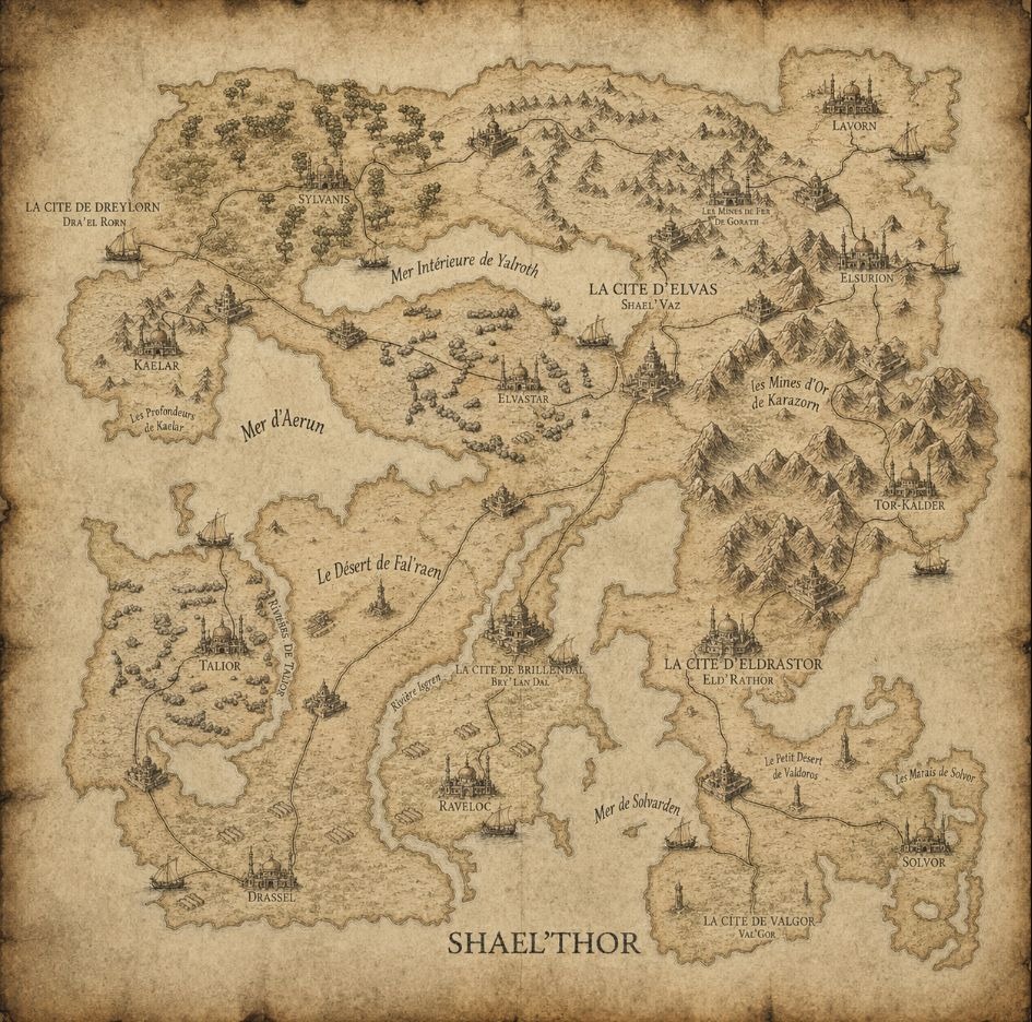 Les terres de Shael’Thor