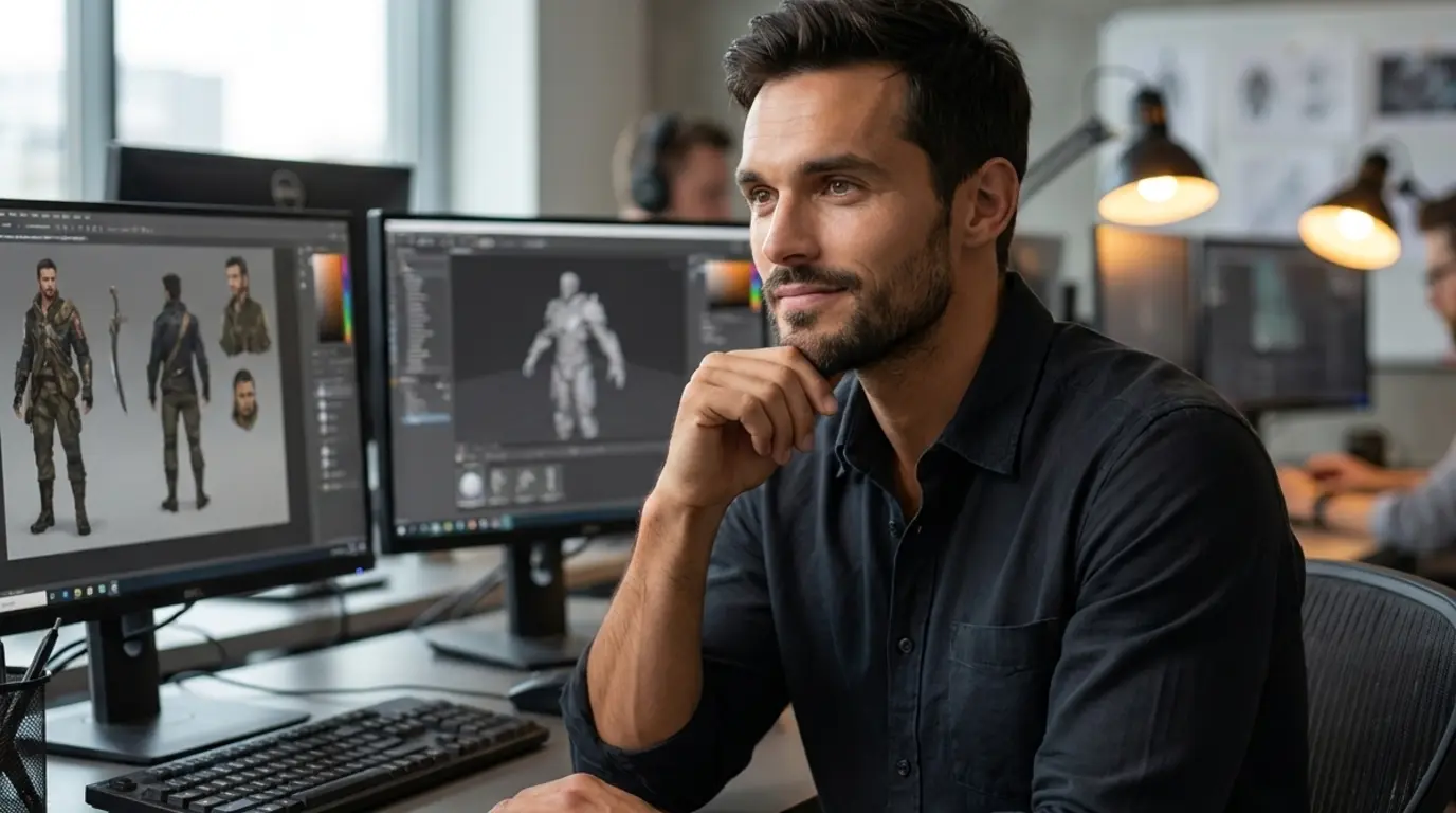Meddhi examine la cohérence d’un système dans un studio de création