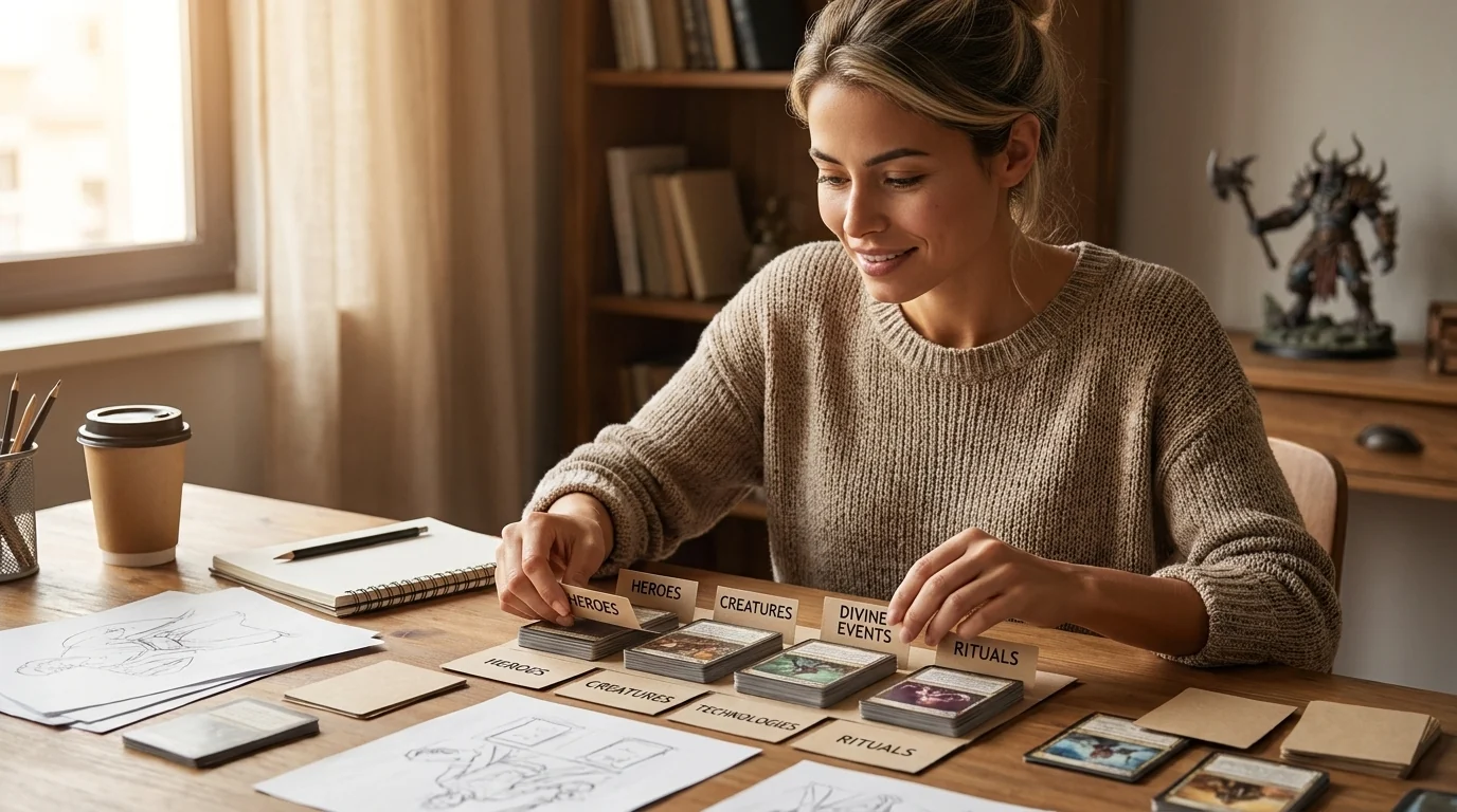 Zéa organise plusieurs familles de cartes de jeu